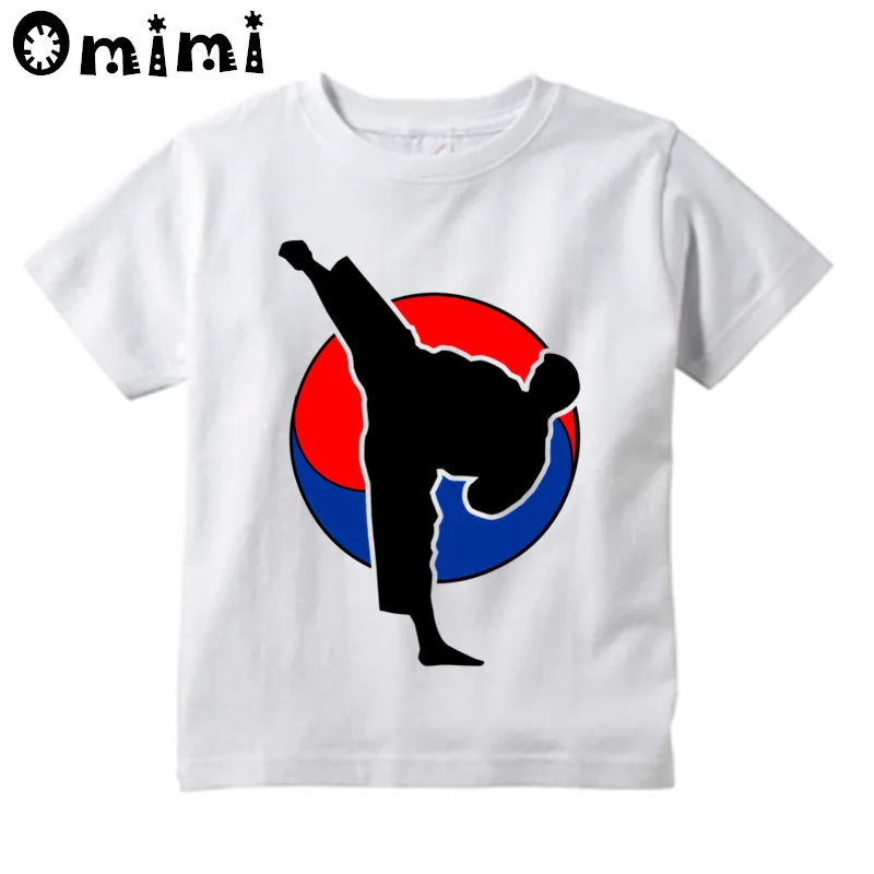 new Boys/Girls Karate KICK MMA SHOTOKAN 2025 Design T Shirt Kids Great Casual Short Sleeve Tops Children's Funny Japanese Kanji T-Shirt