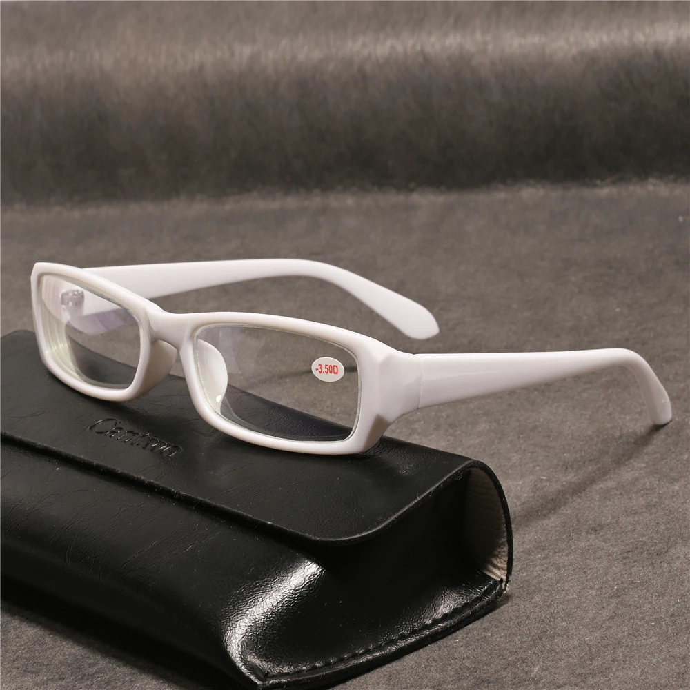 Varobe White Myopia Glasses Women Eyeglasses Frame Female Black 0 -250 150 200 Clear Plain Computer Spectacles for Prescription