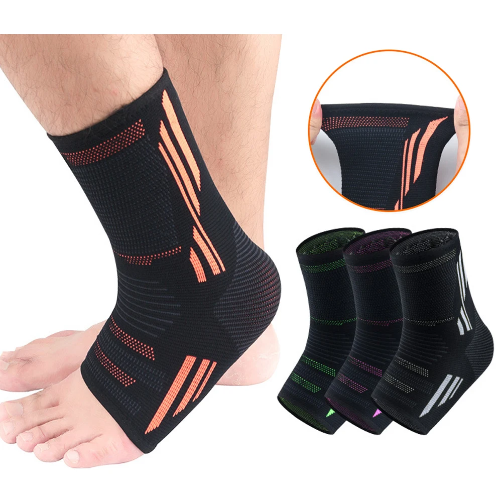 1Pcs Ankle Guard Silicone Ankle Protector Plantar Fasciitis Splint Comfy Brace Soccer Ankle Brace Achilles Tendonitis Brace
