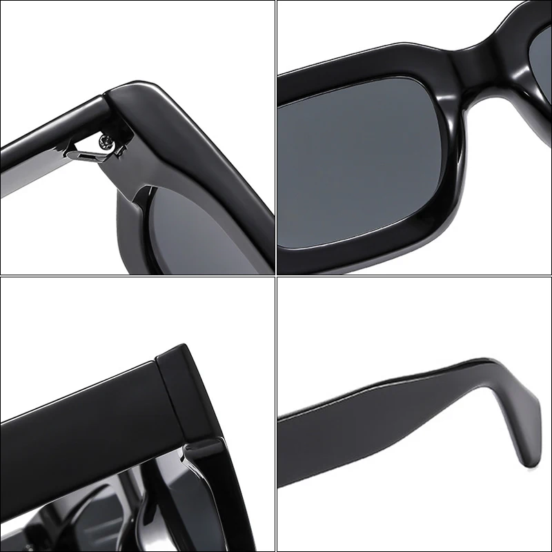 Retro Small Square Frame Sunglasses Men Women UV Beige Black Shades Outdoor Eyewear Gafas De Sol 5