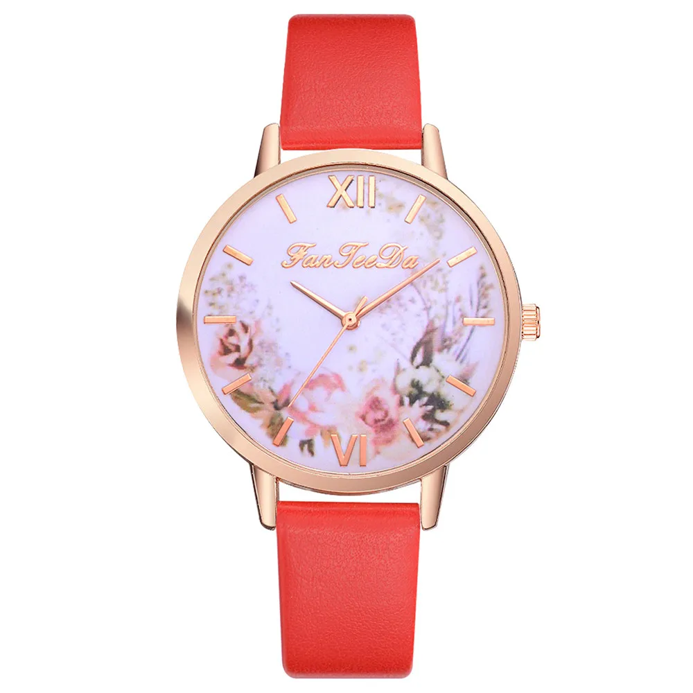 Ladies Band Quartz Wristwatch Female Fanfeeda Women's Quartz 2025 Belt Watch Fashionable Simple Style new Quartz Wristwatch Reloj Mujer