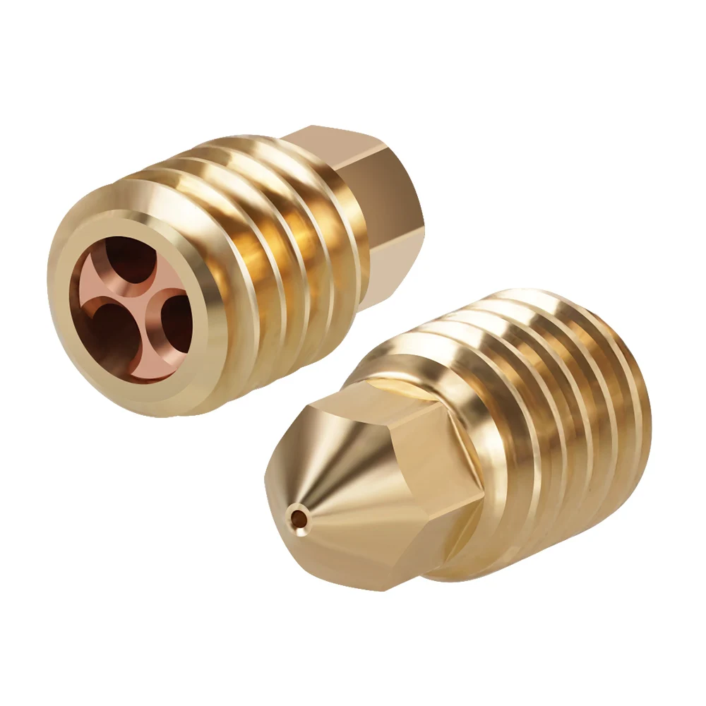 5/10pcs 8 Clone CHT Nozzles For Bambu Lab X1/P1P 0.2 0.4 0.6 0.8mm Brass 3D 2025 Printer Nozzle new Head High Flow For 1.75mm Filament