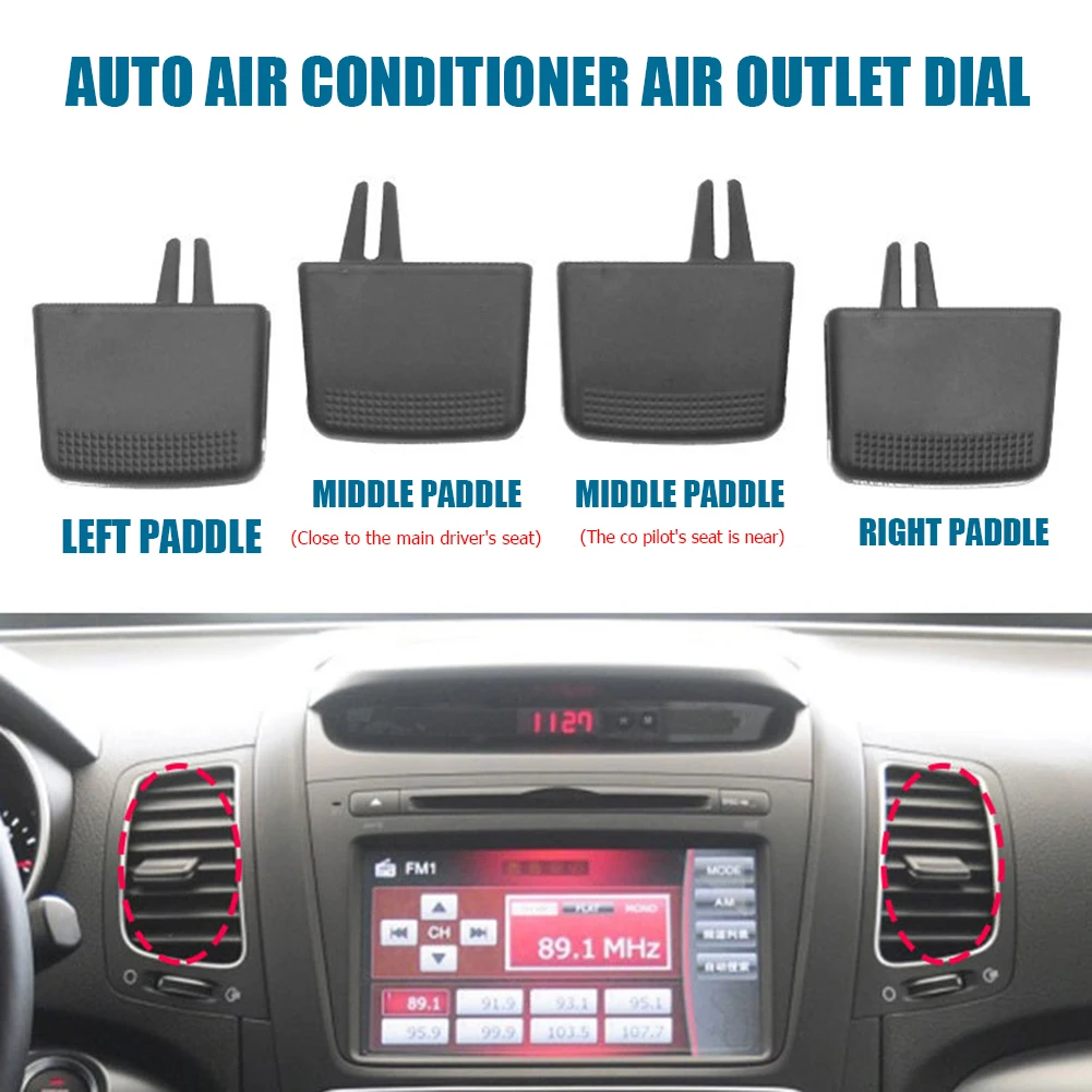 Front AC Air Conditioning Vent Outlet Tab Clip Repair Kit for Kia Sorento 09-14