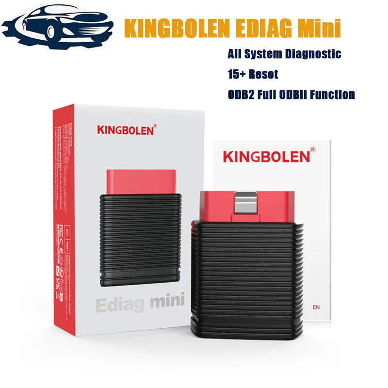 Kingbolen Ediag Mini Full System Car Diagnostic Tools 15 Resets FULL OBD2 Code Reader Read/Clear Error Code PK Thinkdiag mini