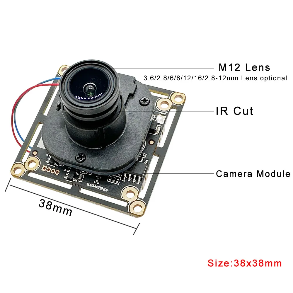 4K 8MP 5MP 1080P AHD Mini Camera Chip Module 2MP IMX323 IMX307 DIY PCB Module Board Video Camera For AHD DVR System