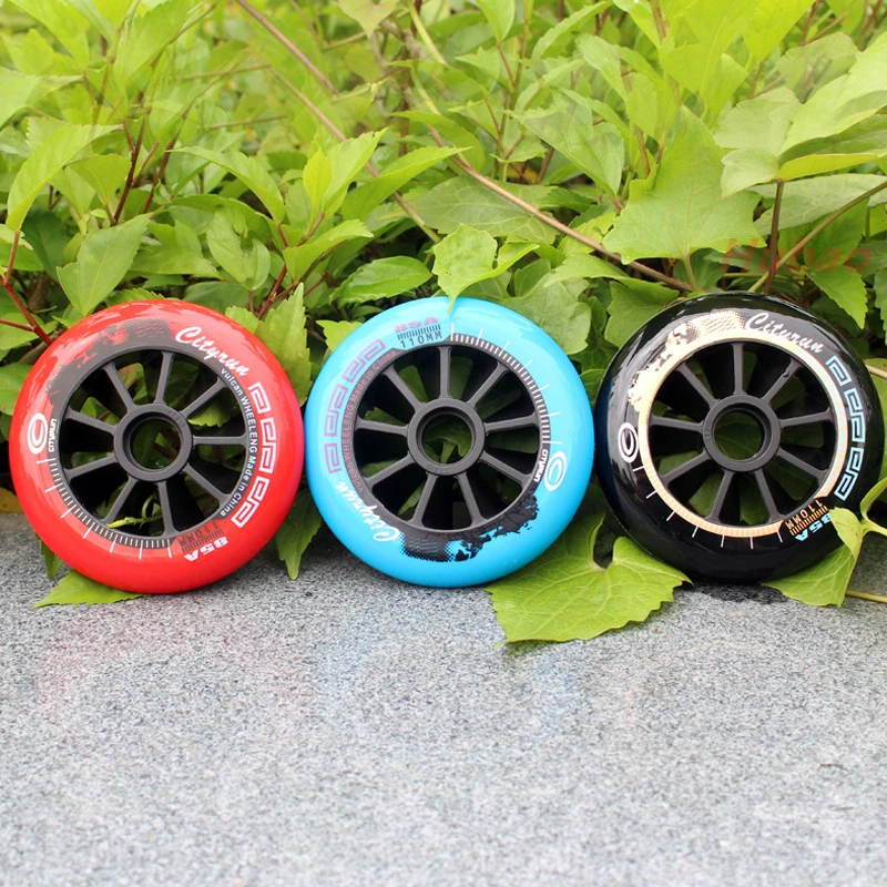 6/8 Pcs Inline Skate Wheels 90/100/110/125mm Speed Skates Wheel Professional Road Roller Skate Wheels PU Wheel 83A/85A/86A