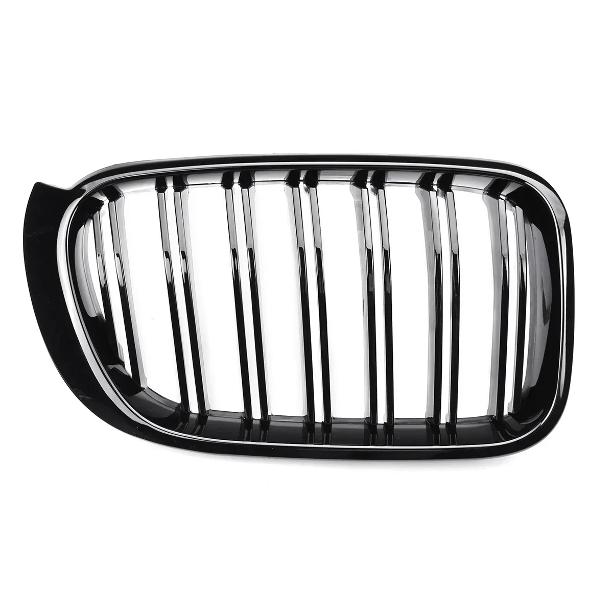 Glossy Black Bumper Kidney Grill Hood Mesh Double Line For X3 X4 F25 F26 2014-2017 Front Grille Racing Grills