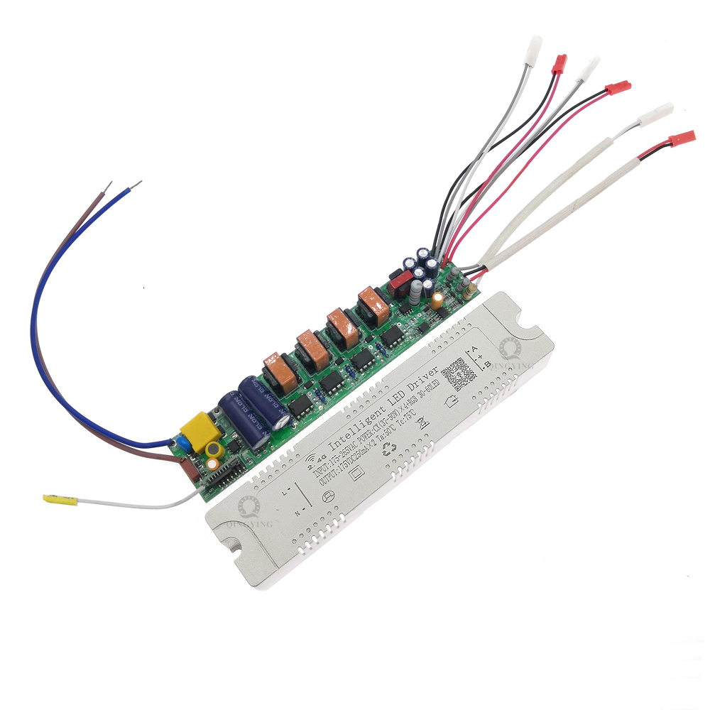 1pcs 2.4G Intelligent LED Driver 37-50Wx4 + RGB new 30-60LED 250mA Remote 2025 & APP Dimming&Color-Changeable Power Supply Transformer