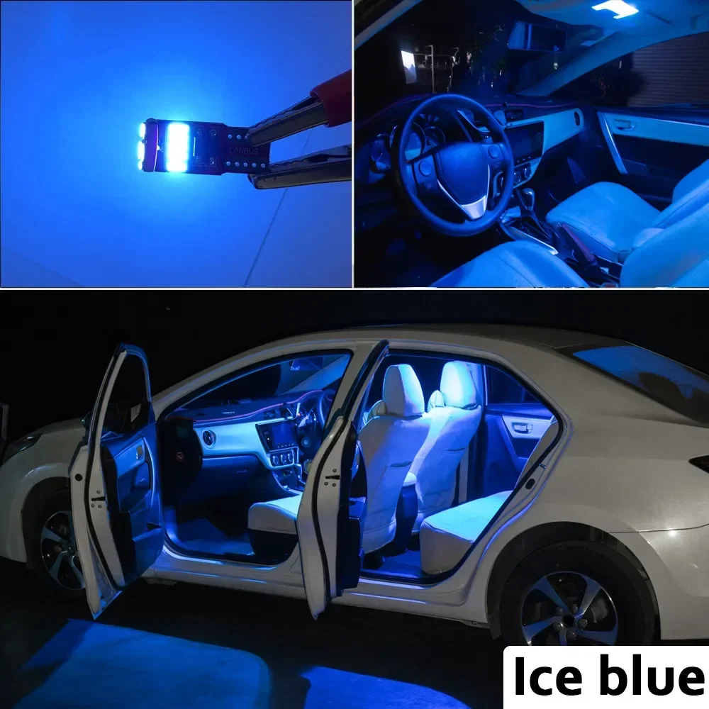 MDNG 8Pcs For Renault Clio 2 II 2 1998-2002 2003 2004 2005 Vehicle Lamp LED Interior Dome Map new 2025 Light Kit Car Led Bulbs Canbus
