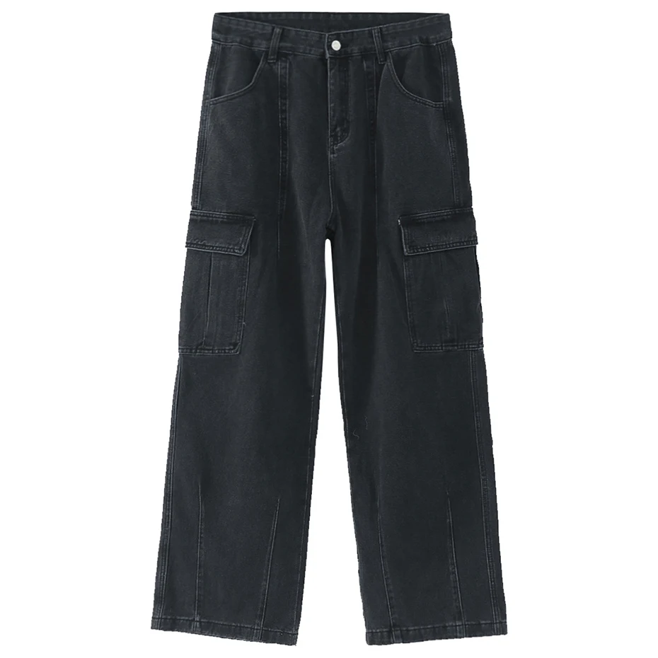 Vintage Baggy new Jeans Men 2025 Black Blue Loose Cargo Jeans 2023 Casual Denim Pants Streetwear Haruku Hip Hop Y2K Jeans Retro