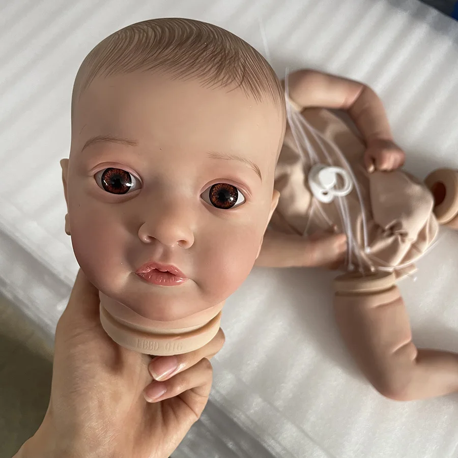 inch Finished Reborn Ayana Doll Size Already Painted Kits Very Lifelike Baby with Cloth Body Many Details Veins
