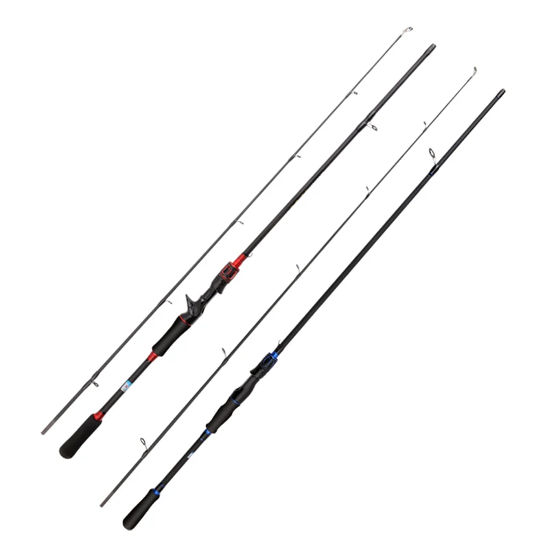 Lure Rod 1.65M 1.8M 2 Sec M Power With FUJI Ceramic Guide Ring Spinning Baitcasting Fishing Pole Vara De Pesca Fibra De Carbono