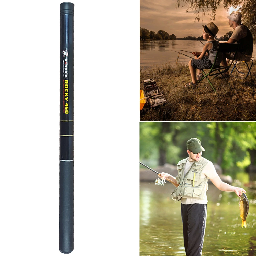Telescopic Fishing Rod Stream Lake Hand Pole Ultralight Fiberglass Fishing Rod 2.1/2.4/2.7/3.6M Retractable 40cm Carp Rods