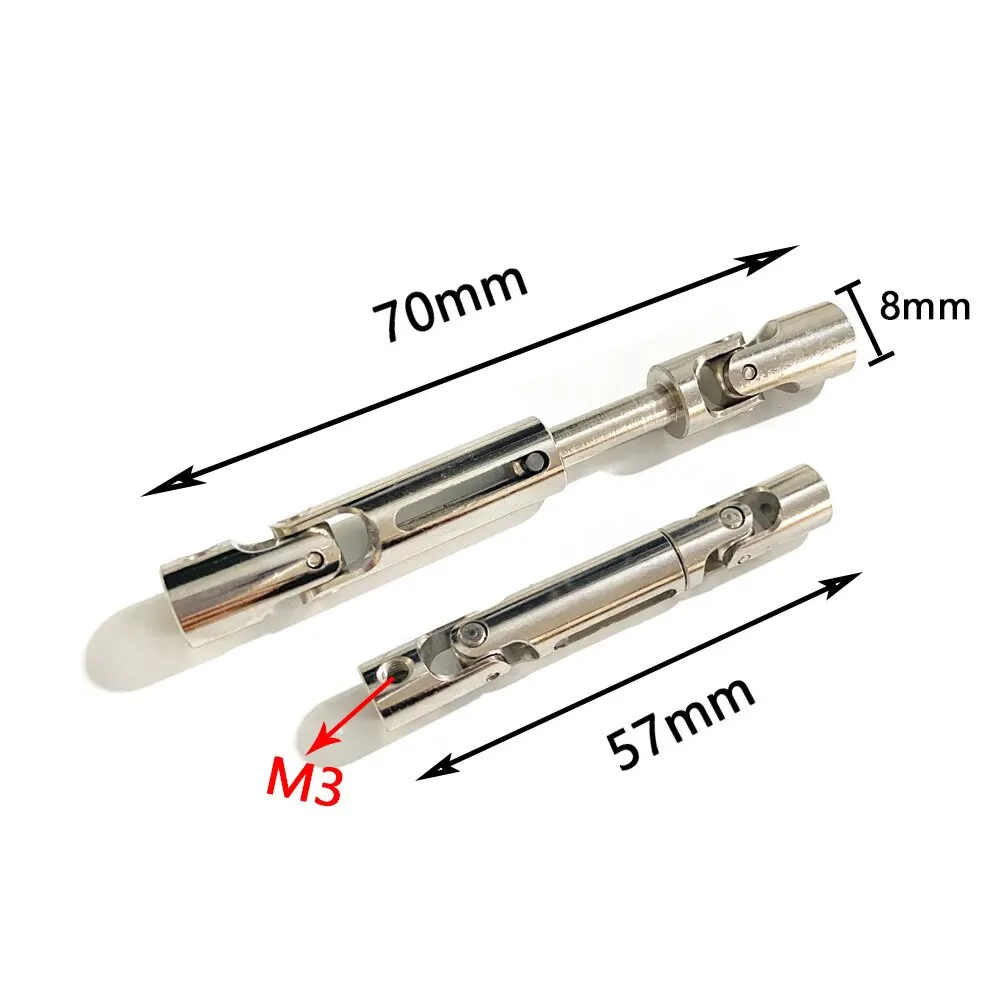 RC Car Metal Drive Shaft Suitable For WPL B14 B24 C24 34 B16 36 D12 MN D90 D91 D96 99s Truck Universal Upgrade Parts Accessories
