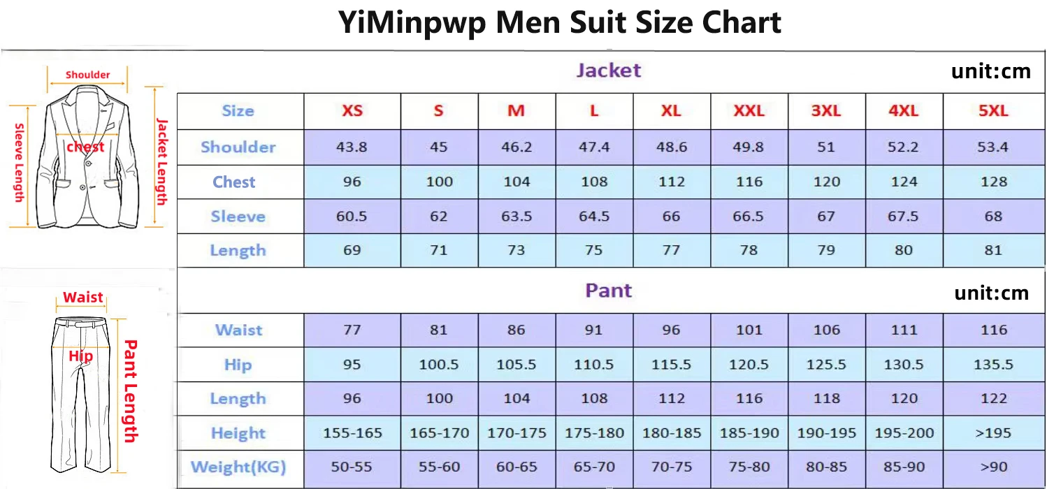 New in Men Suits for Wedding Double Breasted 2 Pieces Jacket + Pants Slim Fit Men Blazer Sets Clothing Groomsmen Suits