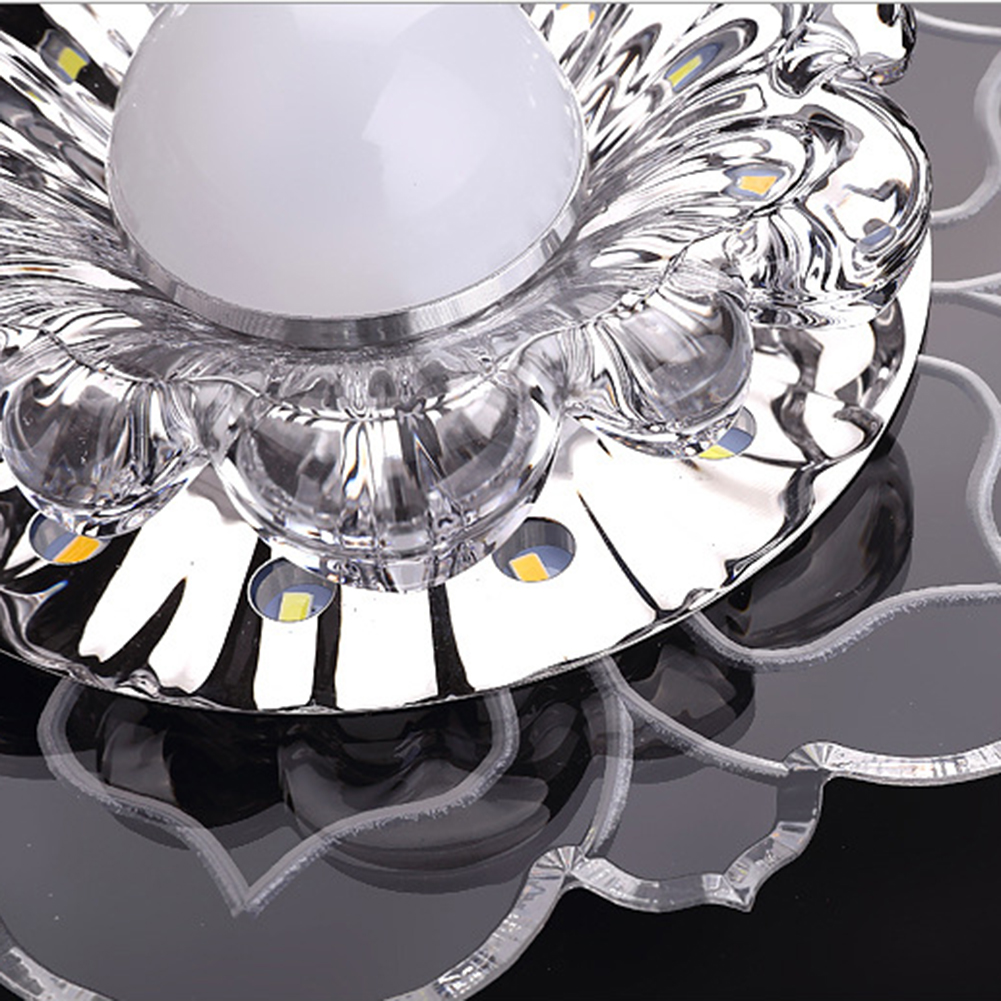 Ceiling Crystal Lights Modern LED Hallway Living Room Bedroom Chandelier Lamp Simple Porch Aisle Corridor Lighting smile