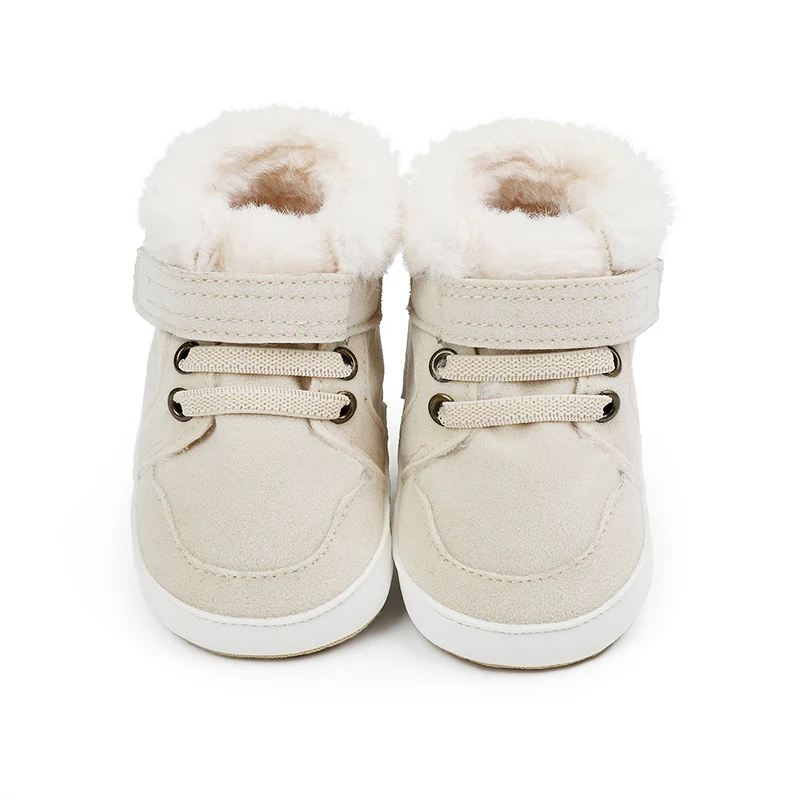 2025 Lioraitiin 0-18M Infant Winter Snow Boots Hook & Loop Closure new Boots Warm Baby First Walker Shoes
