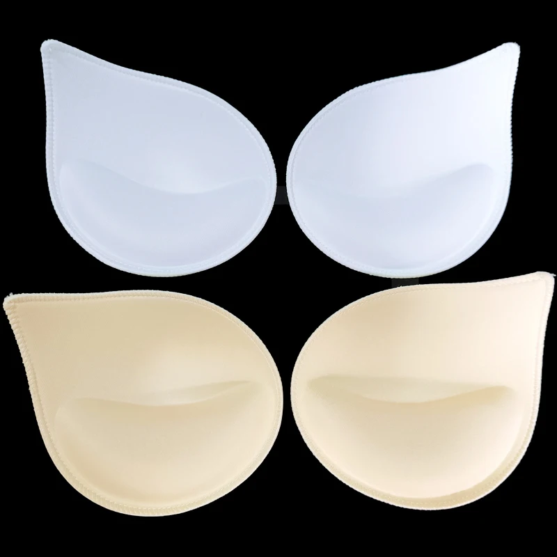 3Pair Push Up Breast Enhancer Removeable Bra 2025 Padding Inserts Cups for Swimsuit Bikini Wholesale Women Sexy Sponge new Bra Pads