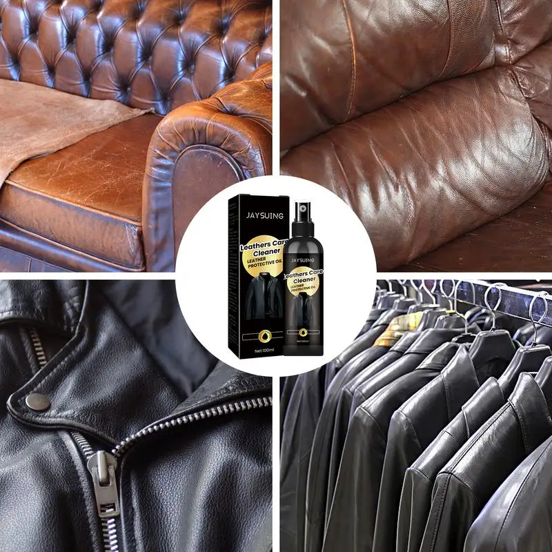 Leather Protective Oil Leather Color Restorer For Couches And Car Seats Scratch Repair Color Restorer 100ml Leather Care Cleaner