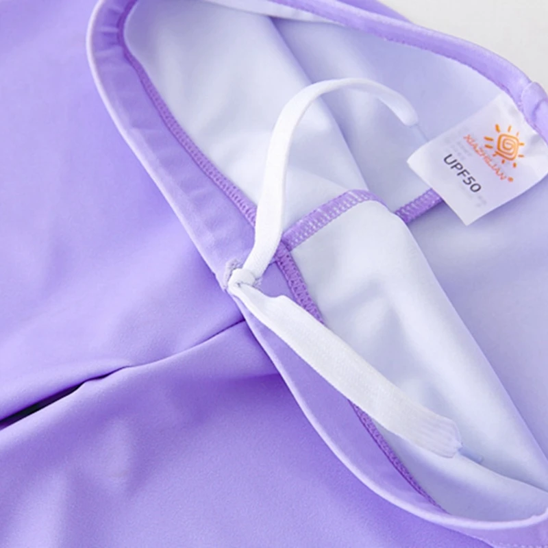 Swimsuit for Girls Long Sleeve UV Swimwear Children Modest Childhood Bathing Suit Beach Clothes Girl Summer UPF50 Swimming Wear