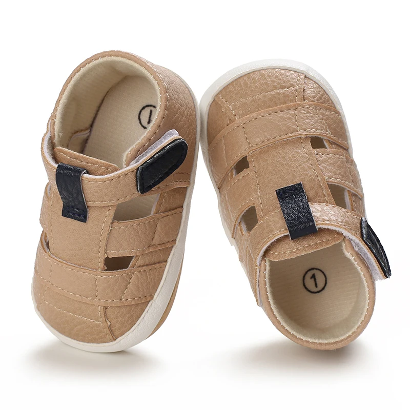 0-18M Newborn Baby Shoes Boys new and Girls Summer Sandals Soft Rubber Sole Anti slip Baby First Step 2025 Walking Shoes Baby Sandals