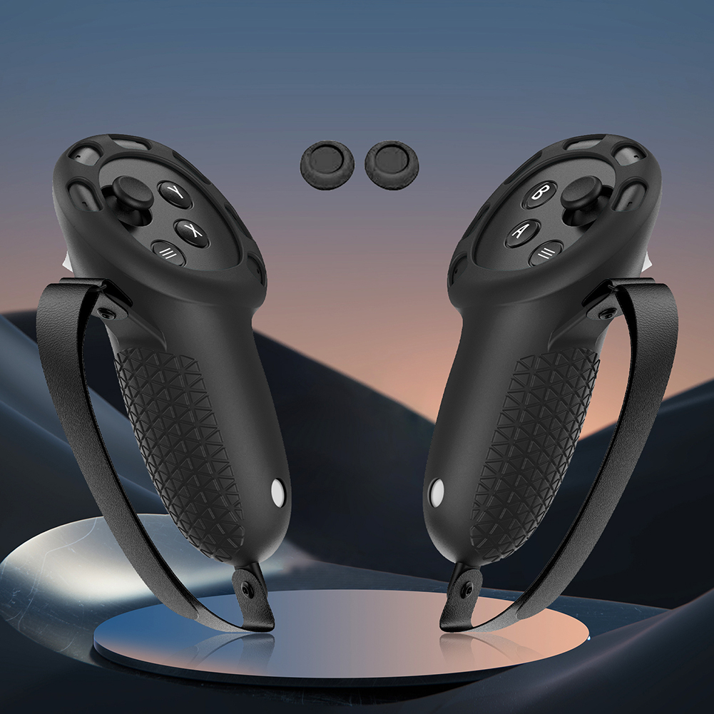 Silicone Controllers Grip Protector Left Right Sign 2 Rocker Cap VR Touch Controller Cover Skin for Meta Quest 3 VR Accessories 3dfba 7dc1a