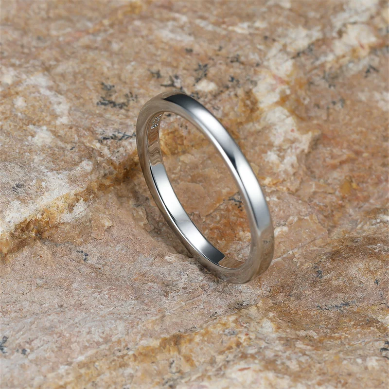 Stacking Thin Rings For Women Men Wedding Bands Blue new White Fire Opal Ring Minimalist 2025 Engagement Couple Ring Valentine Jewelry