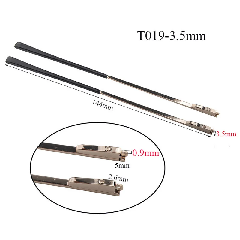 10pairs Spring Metal Glasses Eyeglasses Temple Leg Eyelgasses flex temple With Tip Repair Rod Accessory T019#