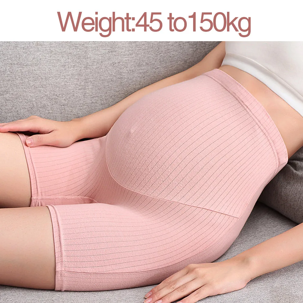 2025 Plus Size Maternity Striped Tights High new Elasticity Underwear Clothes For Fat Pregnant Women Pregnancy Breathable Safety Shorts