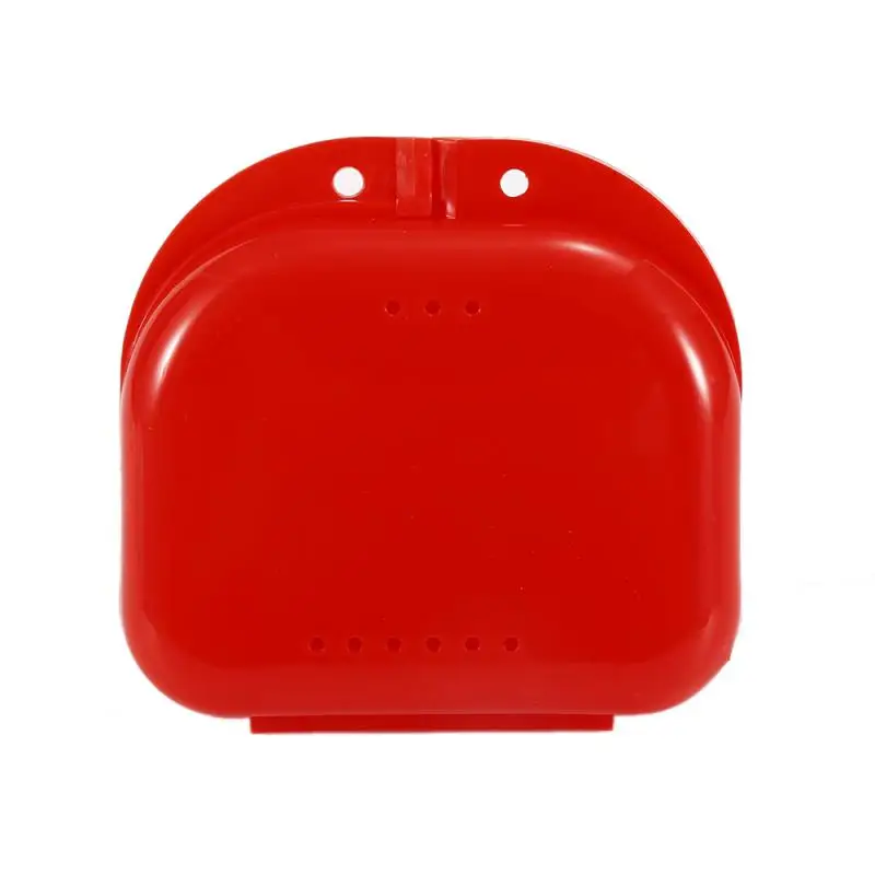 Home new Retainer 2025 Denture Storage Box Partial Denture Bath Case Orthodontic Small Teeth Box PP Box With Hole Storage Boxes