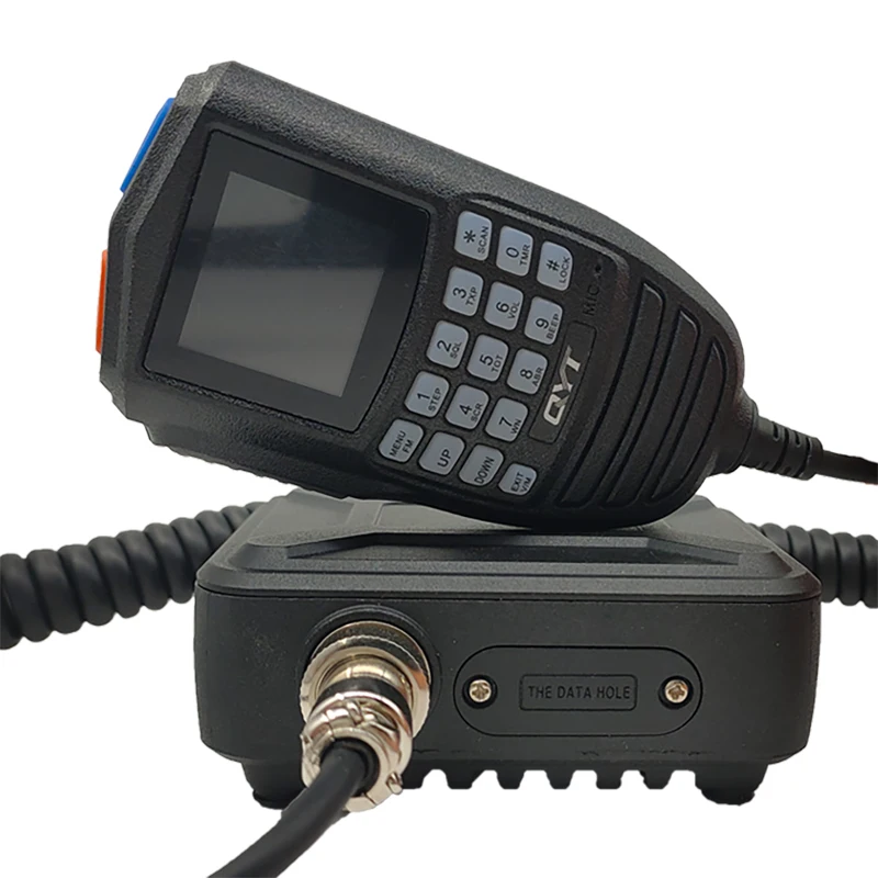 QYT KT-9900 With NL-770R Antenna VHF UHF Dual Band Mini Mobile Radio 25W Car Ham Radio Display keypad Hand Microphone