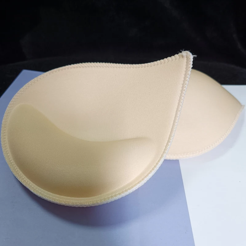 3Pair Push Up Breast Enhancer Removeable Bra 2025 Padding Inserts Cups for Swimsuit Bikini Wholesale Women Sexy Sponge new Bra Pads