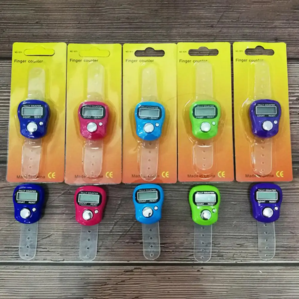 Pc Sewing Knitting Ring LED Electronic Marker Manual Thumb Counter Row Finger Counting Device Accessories 5