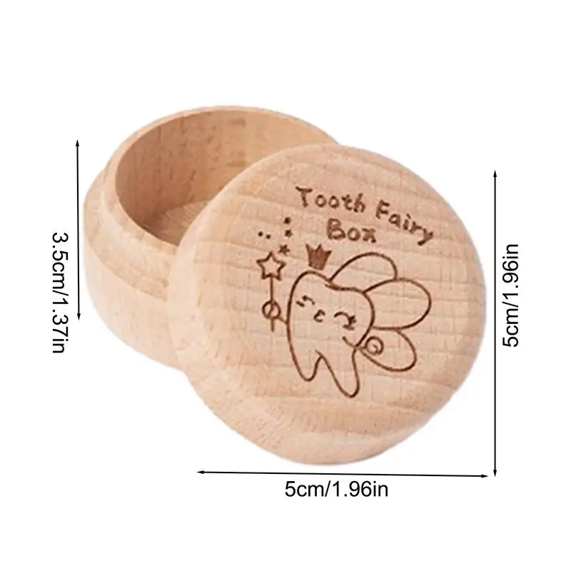 MyFirst Tooth Fairy Box Wooden Baby 2025 Milk Teeth Pillow I new Lost MyFirst Tooth Keepsake Toothfairy Box For Kids Baby Shower Gift