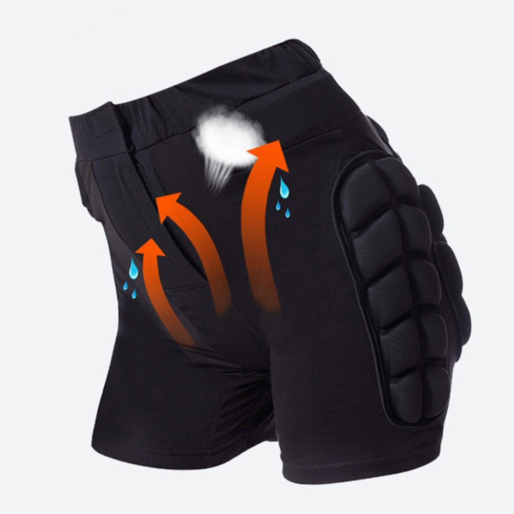 3D Crash Pants Breathable Winter Skating Protective Hip Pad Snowboarding Impact Shorts Ski Ice Skating Roller Snowboard Gear