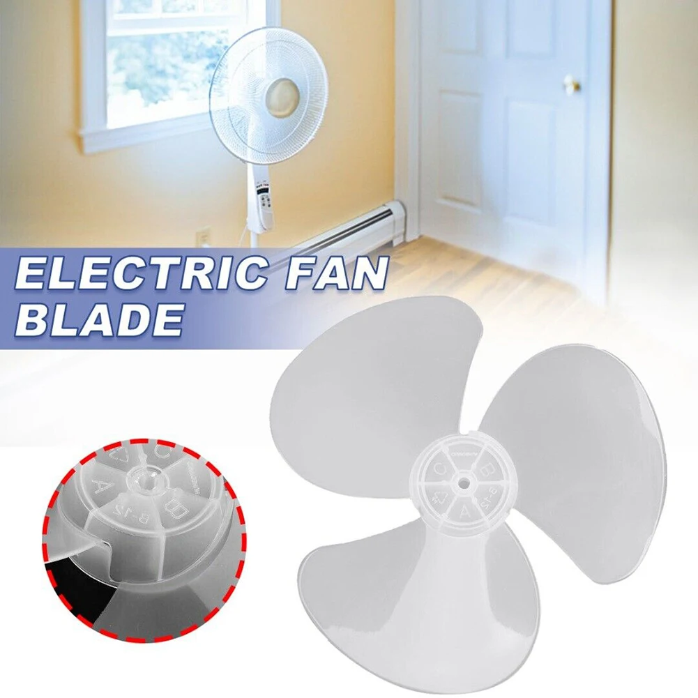 16Inch Plastic Fan Blade 3 Leaves For Standing Pedestal Floor Wall / Table Fanner Household Fan Blade Electric Fan Accessories