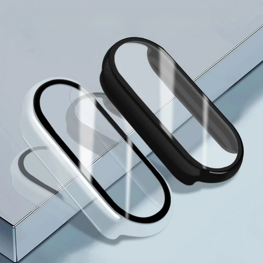 in Screen Protector Film For Xiaomi Mi Band Smart Wristband Full Coverage PC Cover Shockproof Frame Miband Case