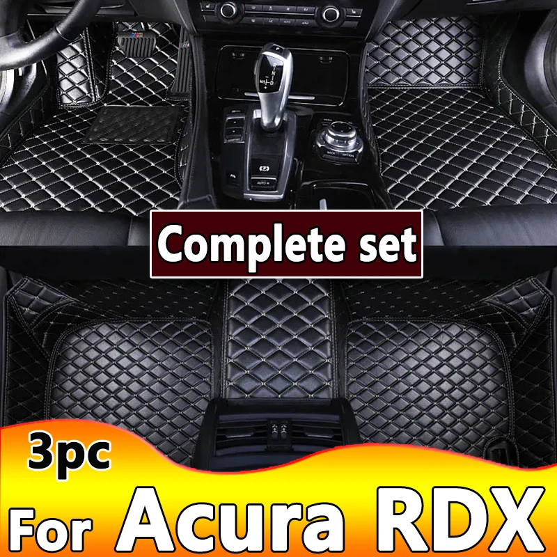 LHD Car Floor Mats For Acura RDX 2018 2017 2016 2015 2014 2013 2012 2011 2010 Auto Interior Accessories 2025 Waterproof new Leather Rugs