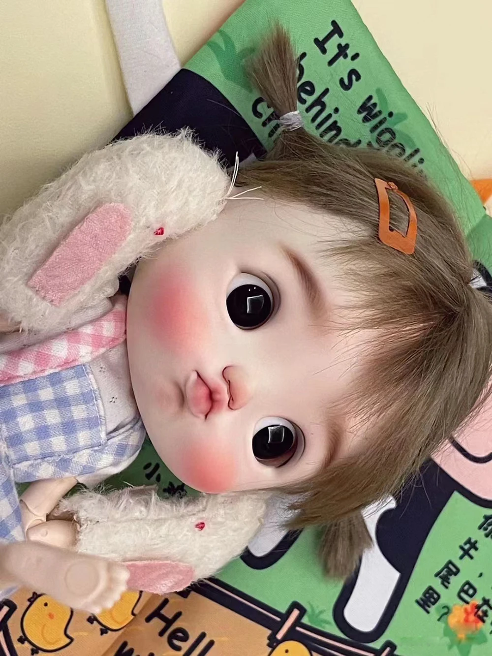 New bjd sd Girl Big Head 1/6 zhuzhubao doll resin toy birthday gift Spot makeup free shipping