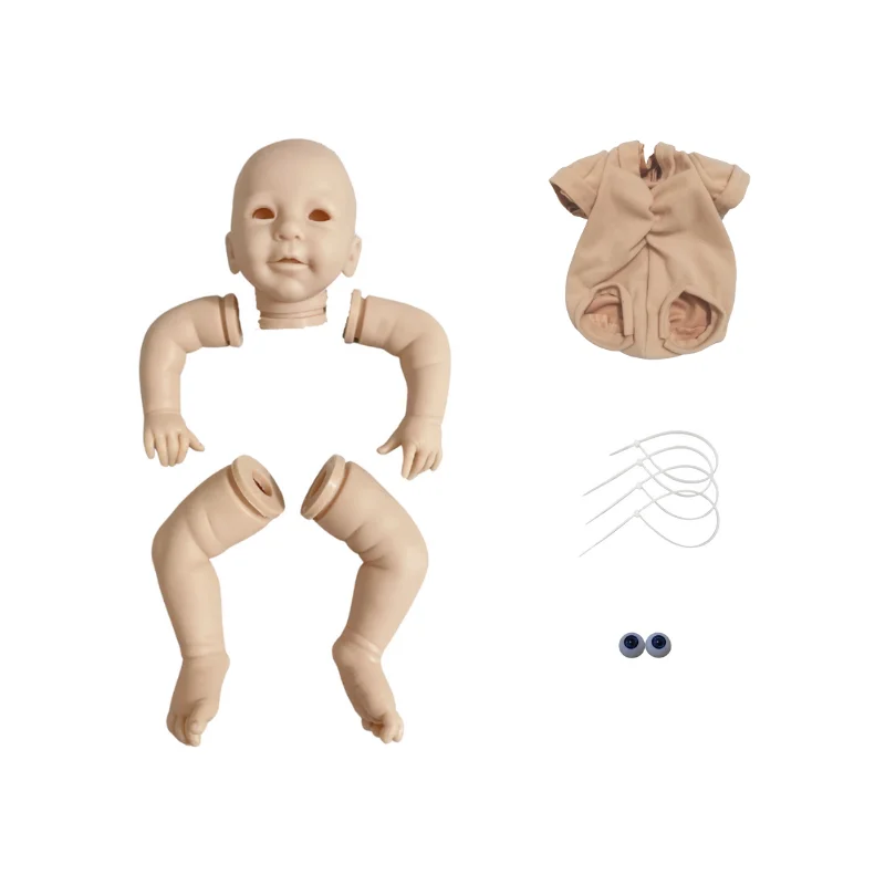 Little Lisa Reborn Baby Doll Accessories DIY Blank Kit Vinyl Model 17" UNFINISHED Doll Kit Blank Unpainted Molds DIY Toy