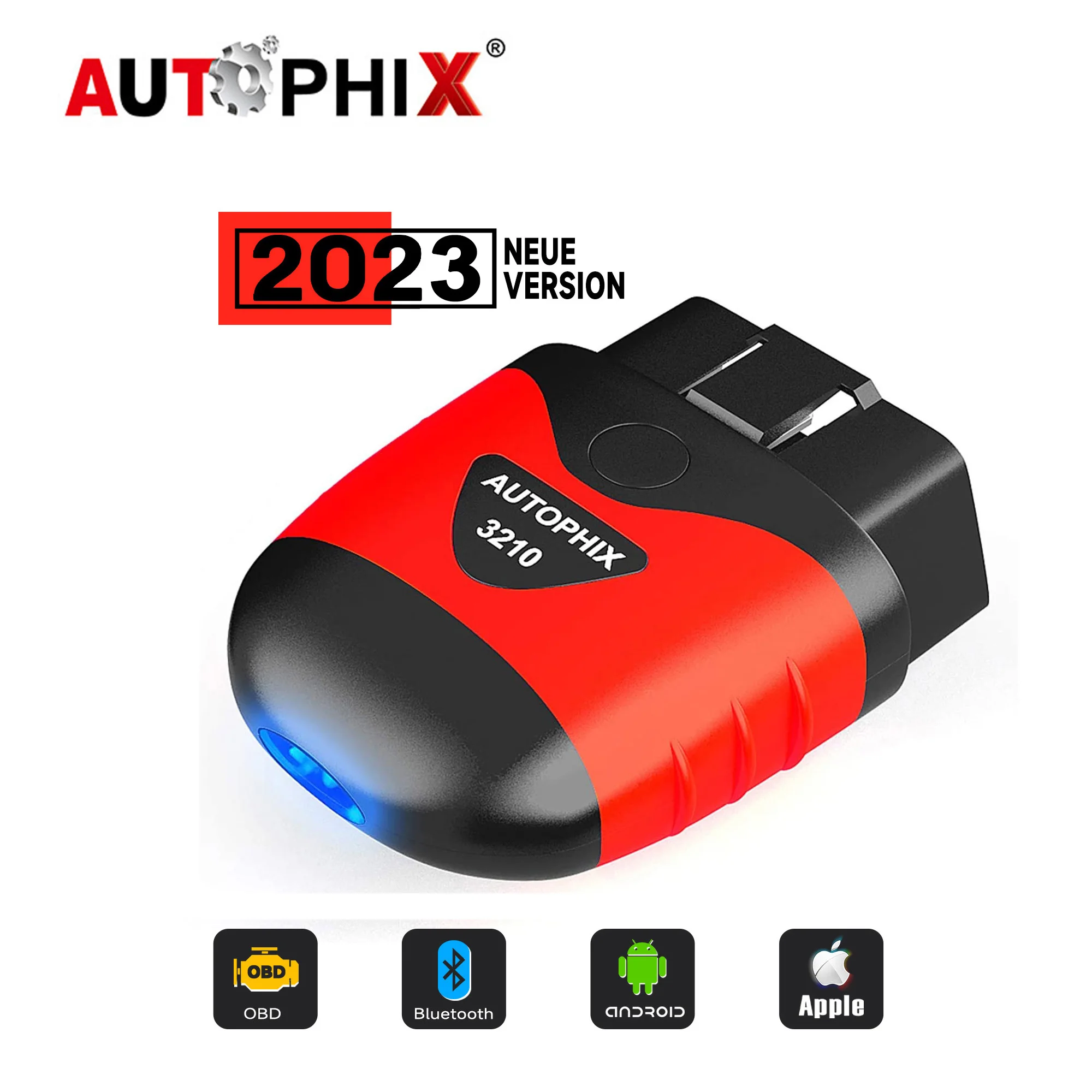 AUTOPHIX 3210 Car Bluetooth OBD2 Scanner Code Reader Auto Professional OBD 2 Diagnostic Scan Tools Battery Test Alarm Setting