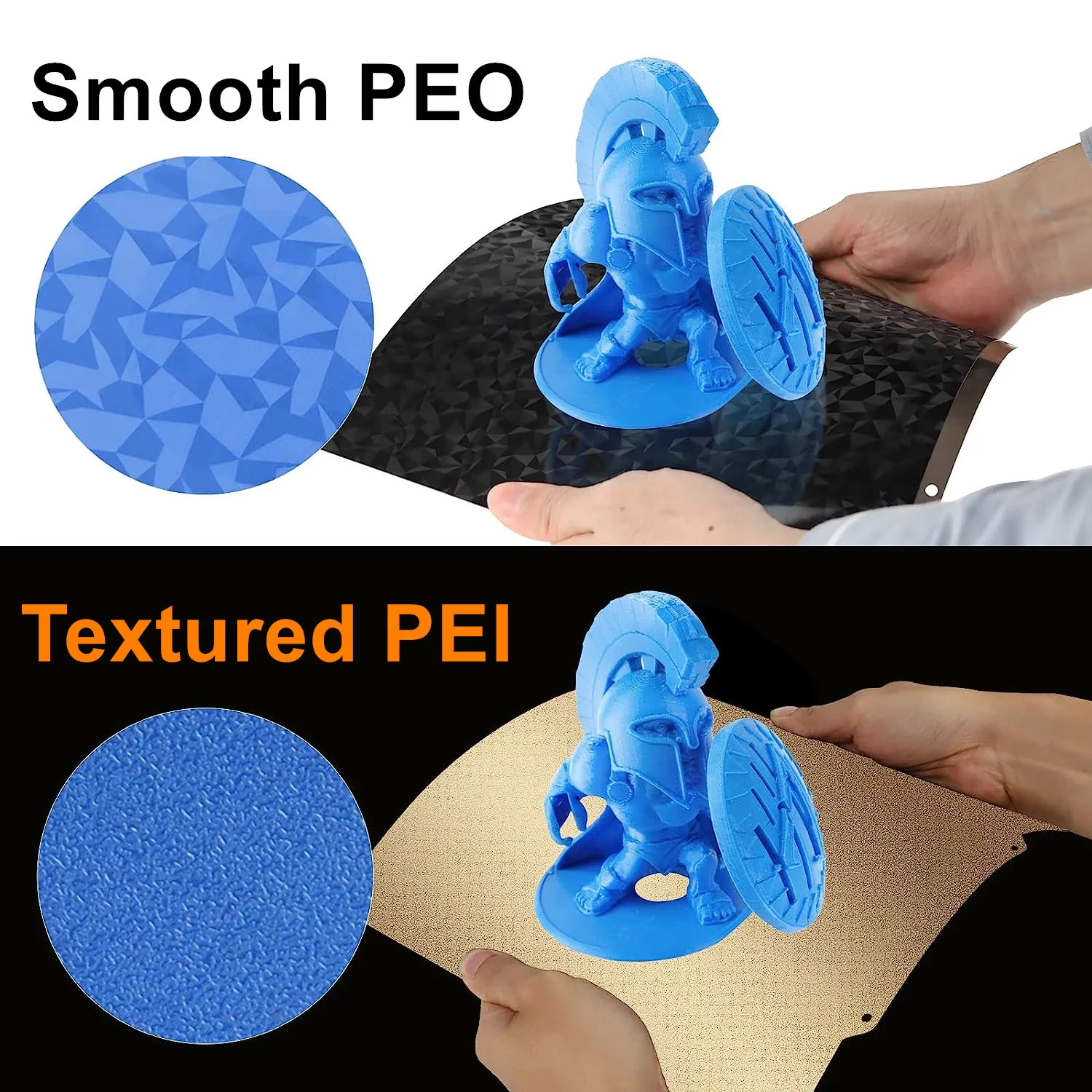 PEO PET PEI PEY Sheet 220/235/310mm Spring Steel Sheet 2025 Magnetic PEO Build Plate new for Artillery Ender 3 CR20 Bed Upgrade 310x310mm