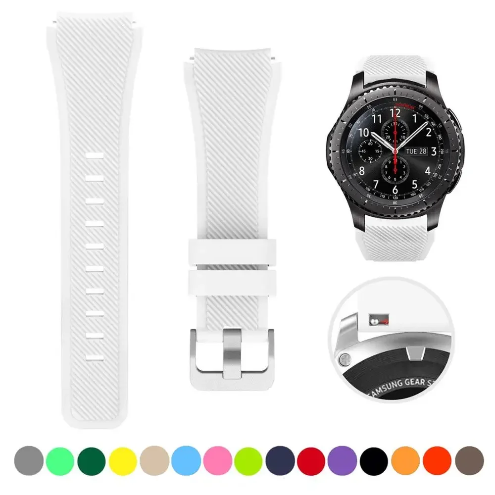 22mm Bracelet Silicone Band For Amazfit Bip5 GTR 4/3/3 Pro GTR2 Watch Strap for Amazfit GTR3/GTR4/2e Pace Stratos 3 2s GTR 47mm
