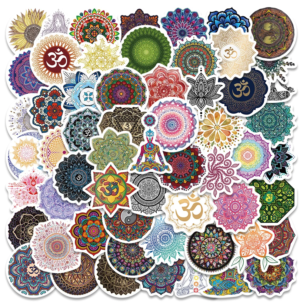 pcs Classic Mysterious Datura Flowers Vinyl Stickers For Lage Guitar Skateboard Phone Waterproof Graffiti Laptop Decals
