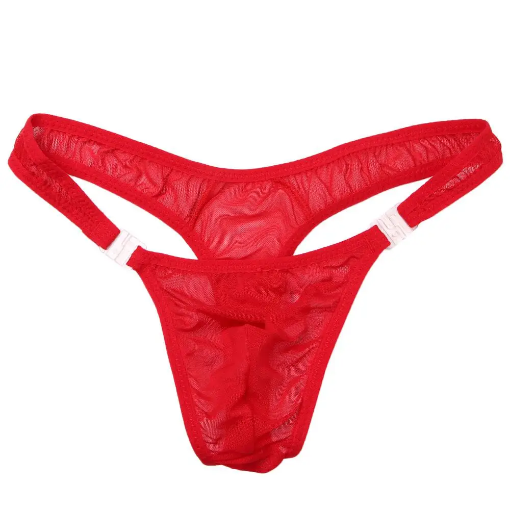 Sexy Men's Breathe Underwear Thong Briefs Bulge Pouch G-String Shorts Underpants