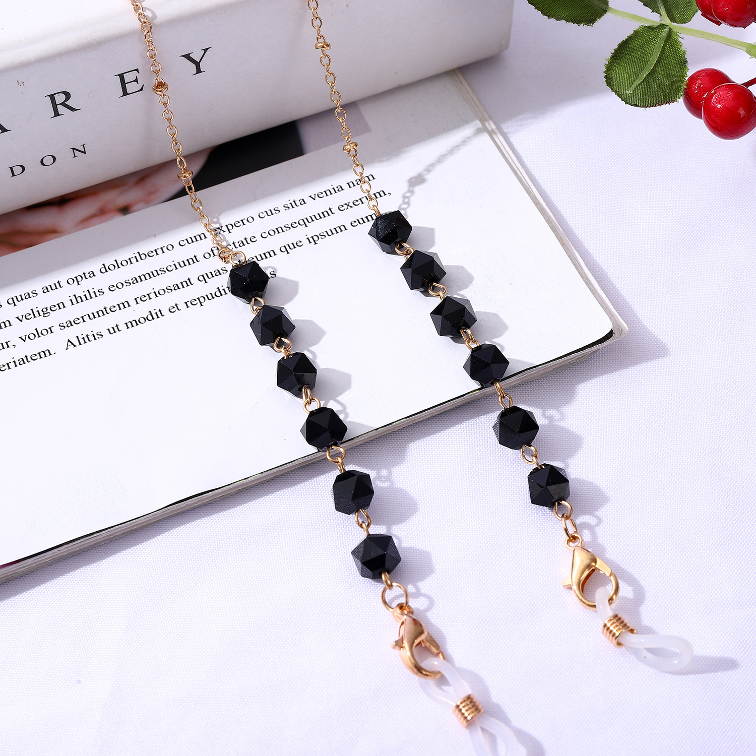 Crystal Beaded Glasses Chains For Women Elegant Mask Chain Holder Sunglasses Lanyard Neck Cord Eyeglasses Jewelry Gift