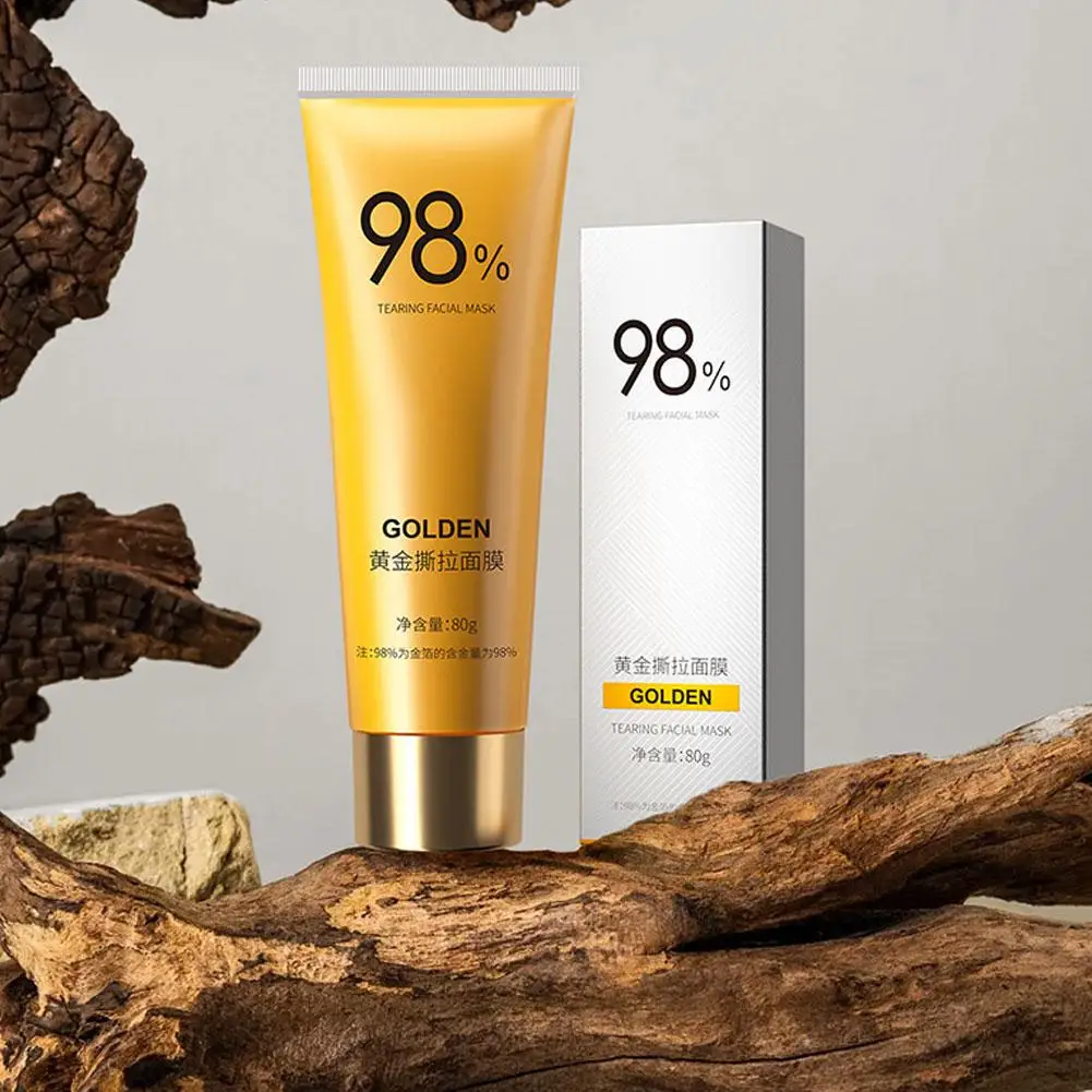 new 98% Beilingmei Gold 2025 Foil Peel-off Golden Peel Off Face Moisturises Deep Cleansing Reduces Fine Lines For S O1g8