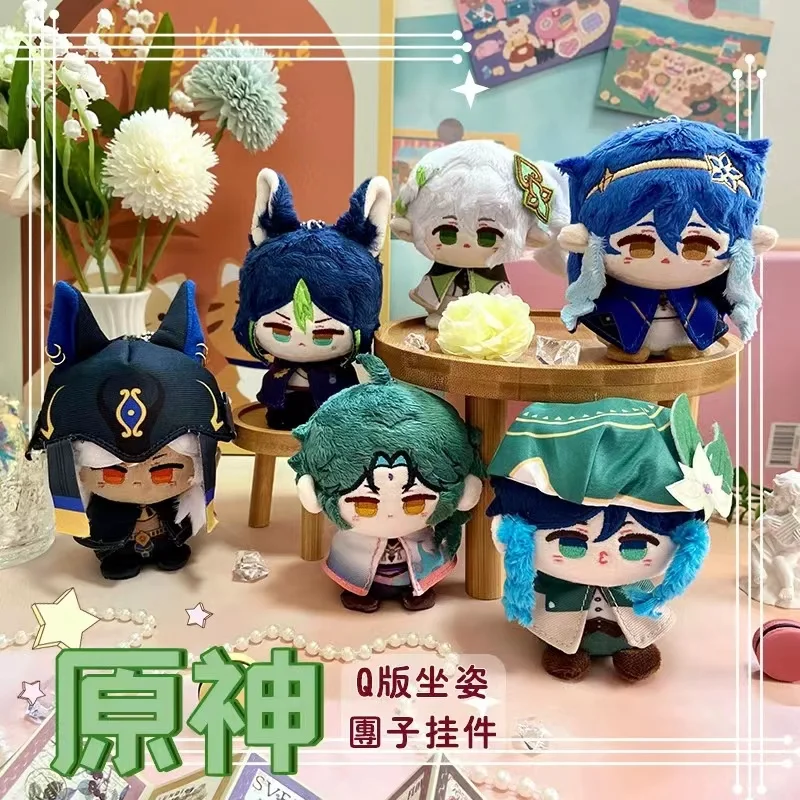 New Genshin Impact Plush Doll Kaveh 2025 Tighnari Al Haitham Dottore new Xiao Diluc Kazuha Pendant Keychain Anime Cosplay Toy Kids Gift