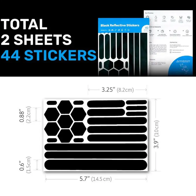 Reflective Tape For Bikes Waterproof Reflective Tape For Nighttime Safety Simple And Effective Self-Adhesive Reflectors For