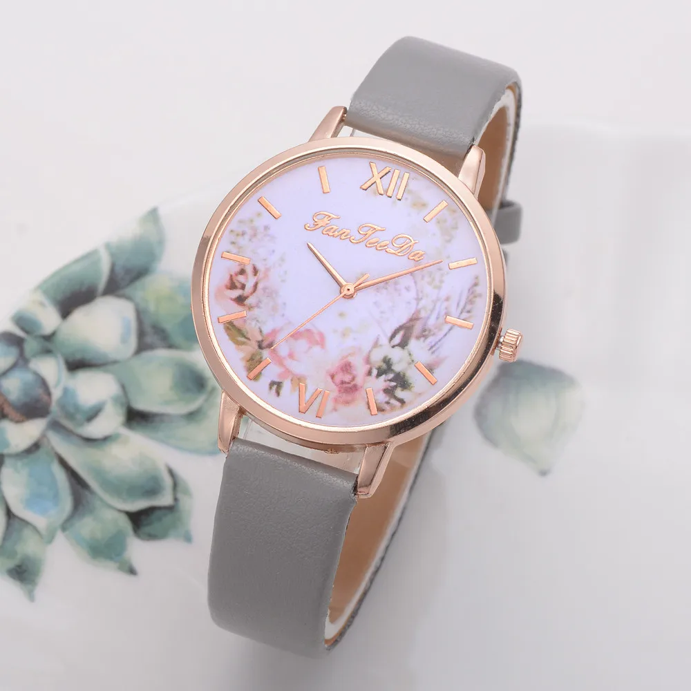 Ladies Band Quartz Wristwatch Female Fanfeeda Women's Quartz 2025 Belt Watch Fashionable Simple Style new Quartz Wristwatch Reloj Mujer